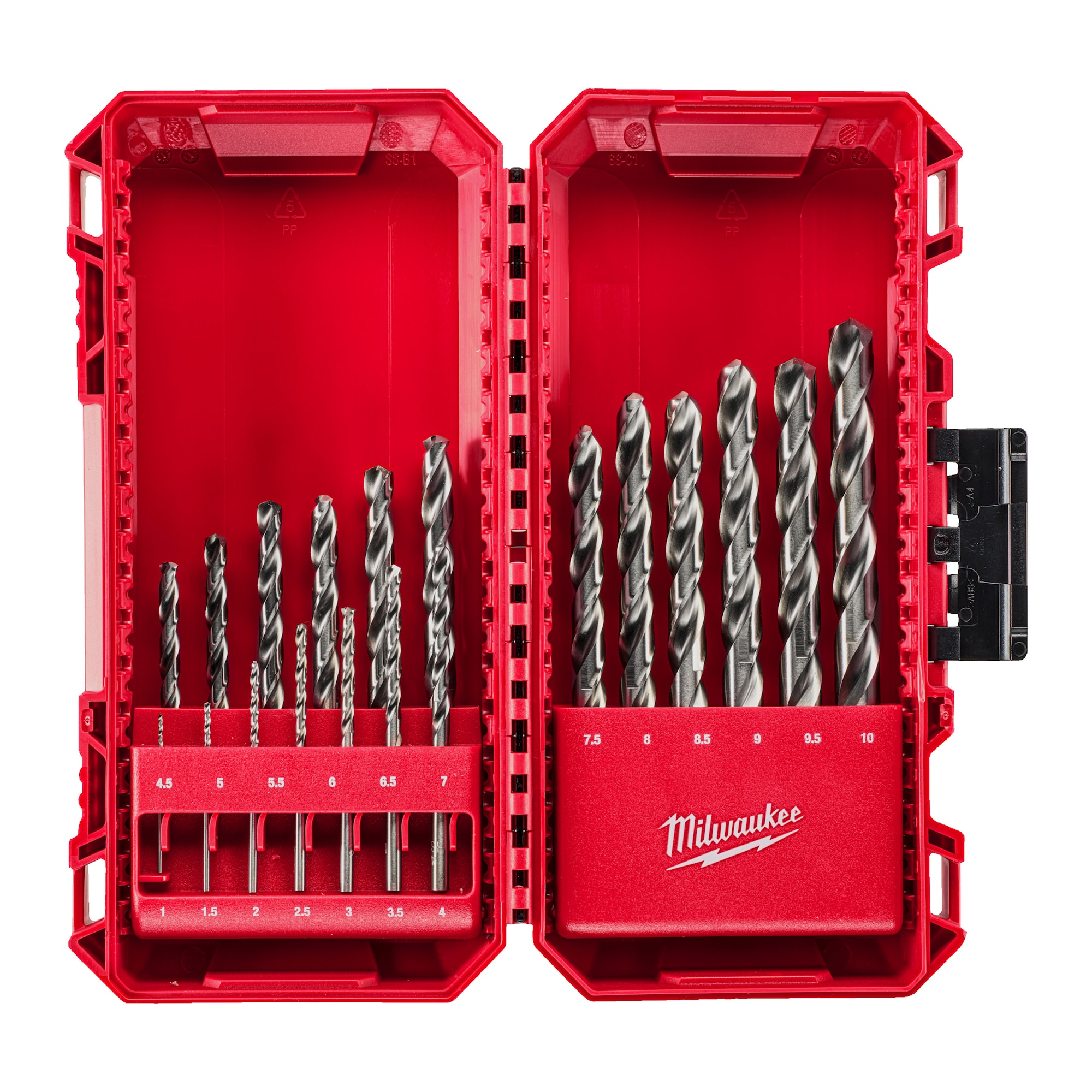 Milwaukee Metallborrset HSSG TW 19-pack