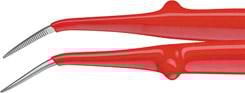 Knipex Precisionspincett 923764 VDE 150mm, böjd spetsig, rostfri