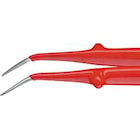 Knipex presisjonspincett 923764 VDE 150 mm, buet spiss, rustfritt stål