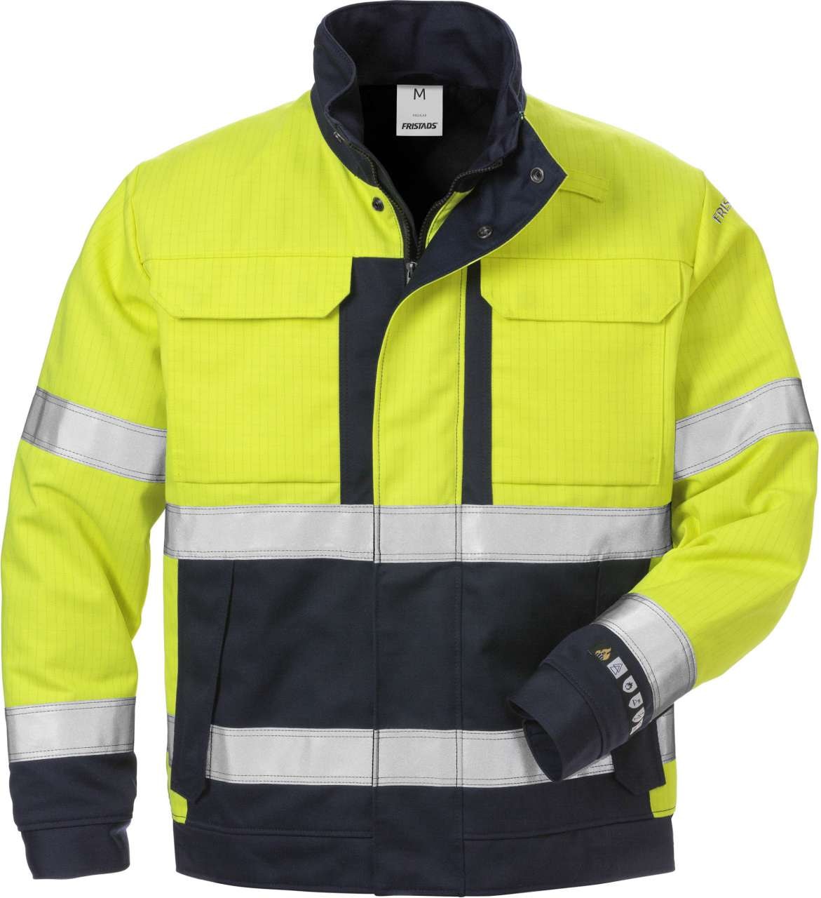 Fristads Vinterjacka flamskyddad 4588 FLAM Klass 3 Varselgul/Marinblå 2XL