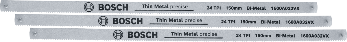 Bosch Bågfilsblad Bim 150mm 24Tpi 3-pack