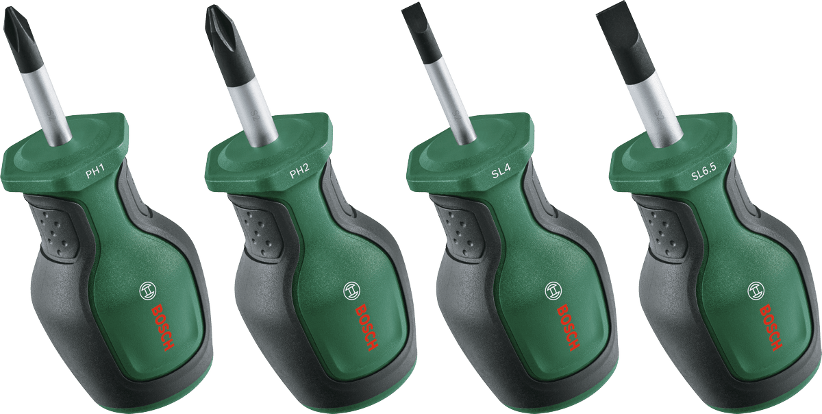 Bosch Skruvmejselsats Stubby 4 Delar