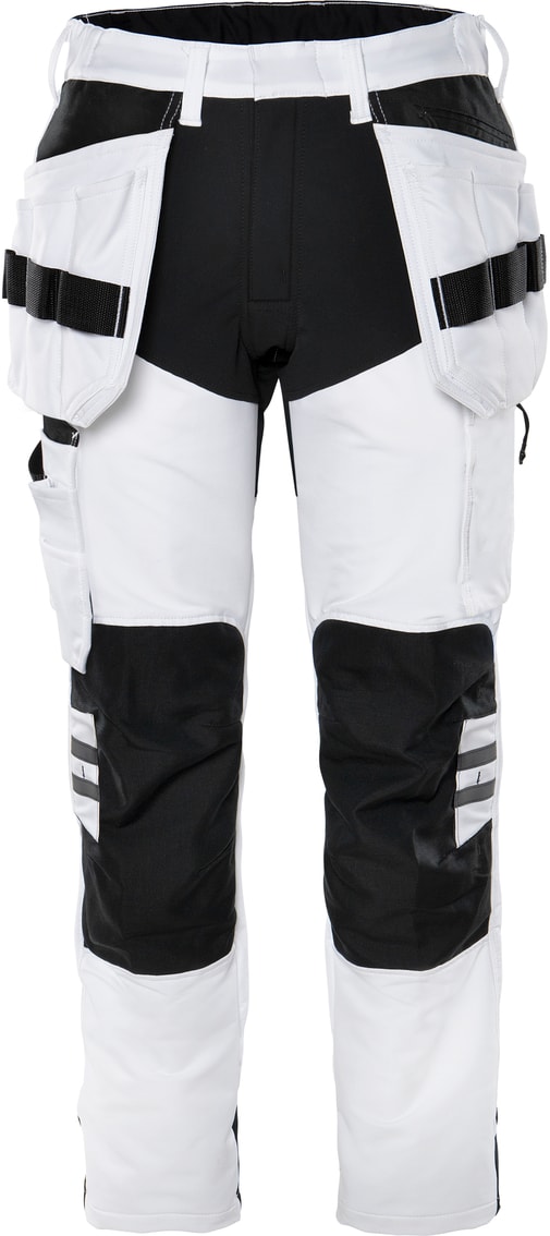 Fristads Työkaluhousut Maalari 2760 LWS Valkoinen/Musta C52