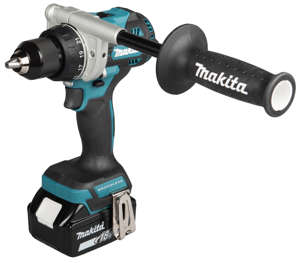 Makita Borrskruvdragare 18V 5AX2 130/65NM Bl