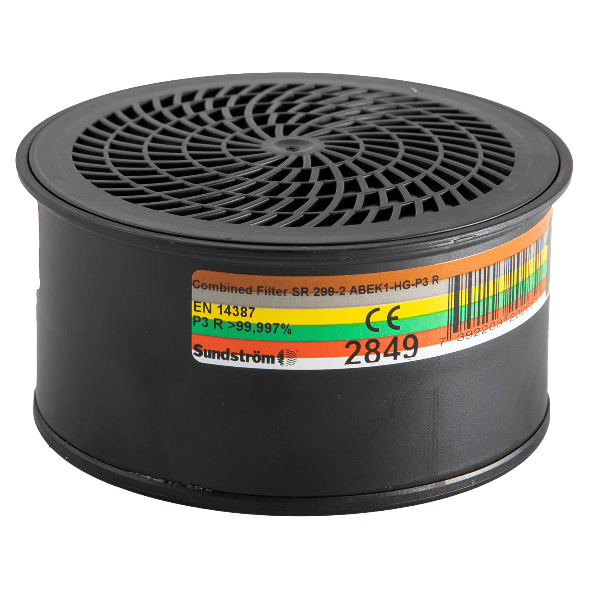Sundström SR 299-2 ABEK1-Hg-P3 3p suodatin