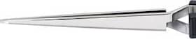 Knipex krysspincett 929589 160 mm, rett flat, rustfritt stål