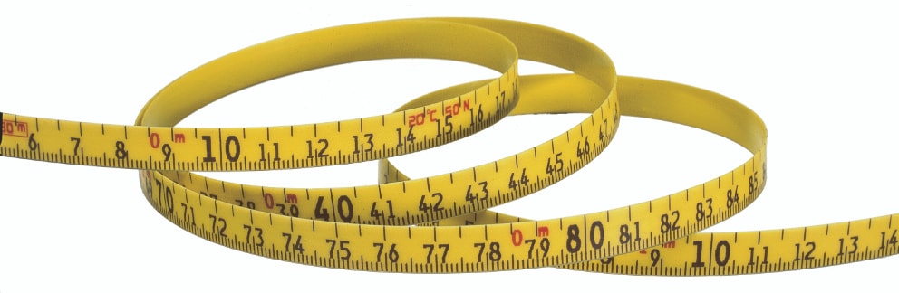 Hultafors Bänkmåttband TRB 3 HV stål 3m x 13mm, mm, klass 2