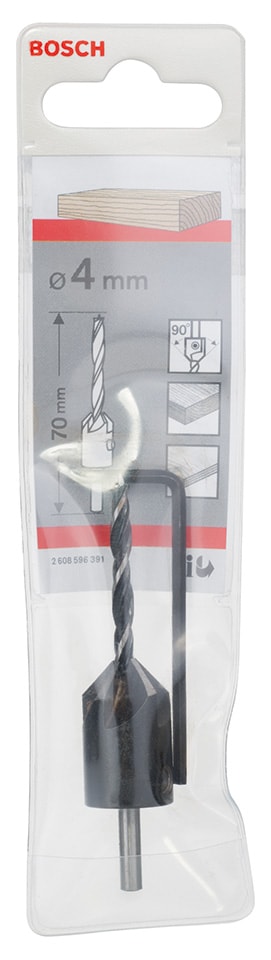 Bosch Puuruuvi-poranterä 4 mm, upotusterällä