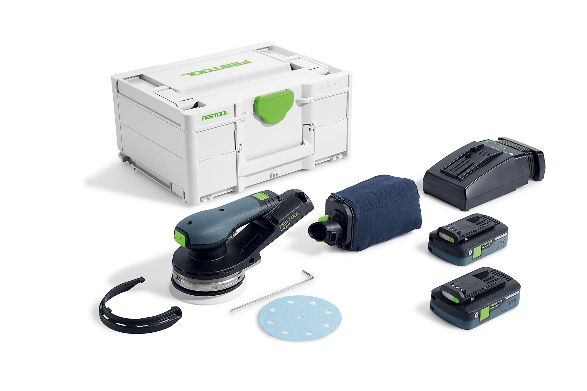 Festool Batterislip Rund Excenter ETSC 2 125 4,0 I-Plus