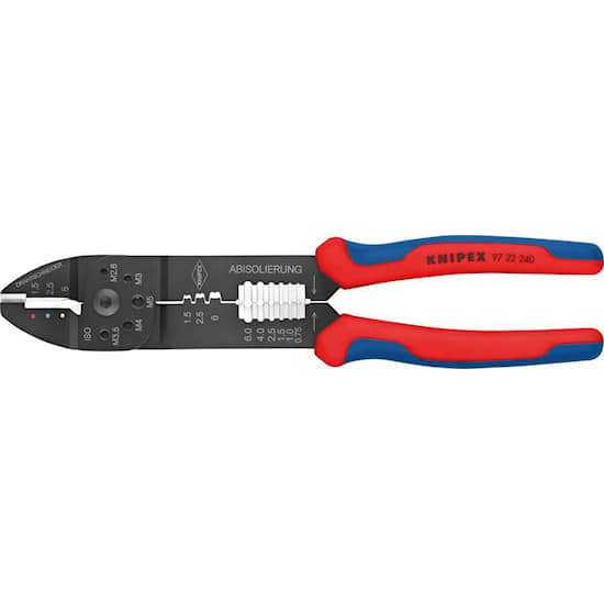 Knipex Presstång 9722240 240mm 0,75-6 + 0,5-2,5mm², för kabelskor