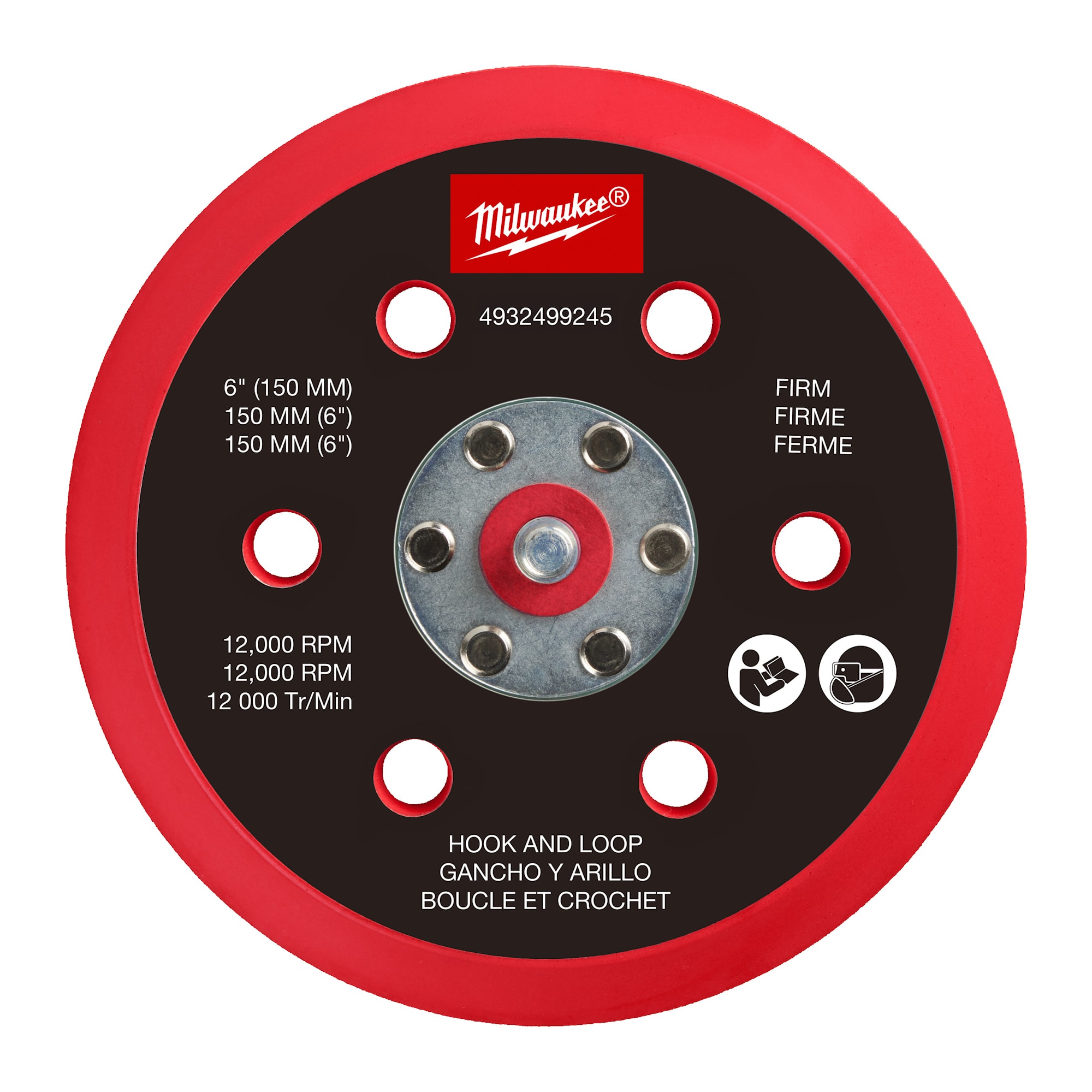 Milwaukee Stödtallrik Hård M12 Fros150