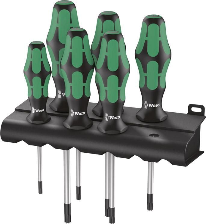 Wera Torx-meiselsett 367/6 med 6 deler og stativ