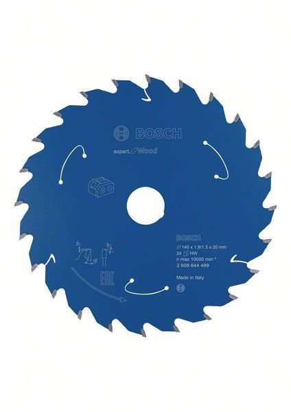 Bosch Expert for Wood-sirkelsagblad for batteridrevne sager 140x1,8/1,3x20 T24