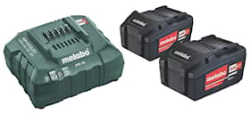 Metabo Batteripaket 18V 2x4,0Ah med laddare ASC 55