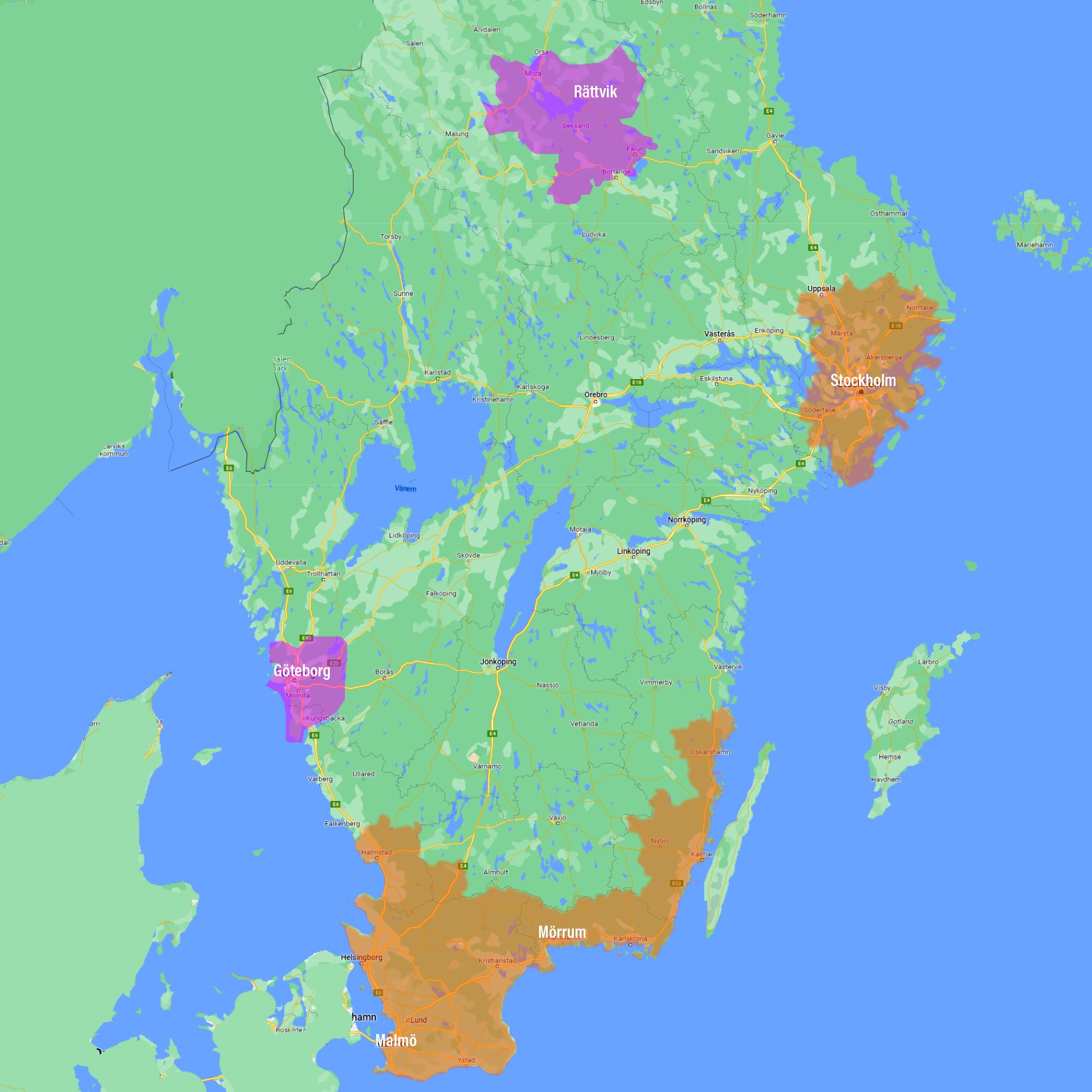 Installationstjänst Zon 2 upp till 4000kvm