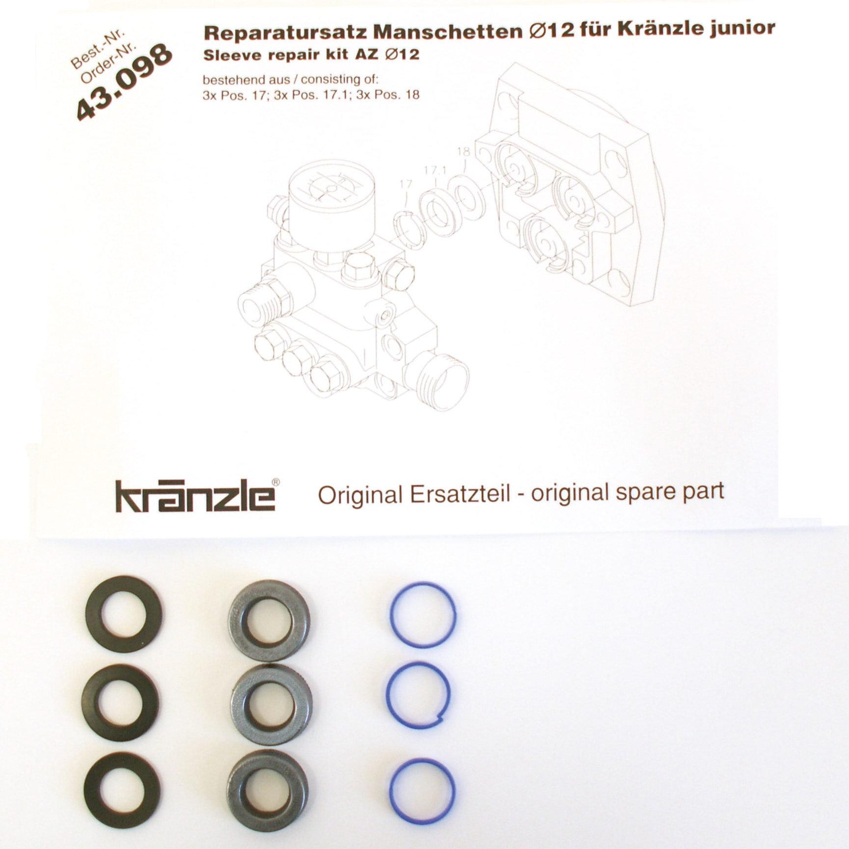 Kränzle Krz Manschettsats Junior