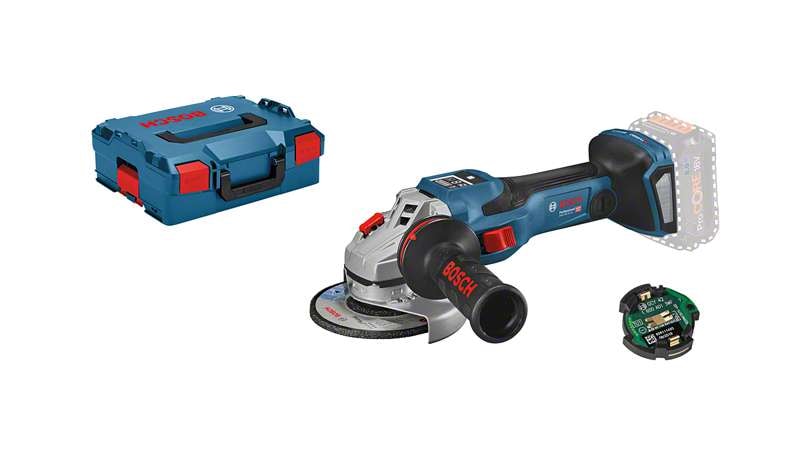 Bosch Vinkelslip GWS 18V-15 SC 150mm i L-BOXX med tillbehörssats