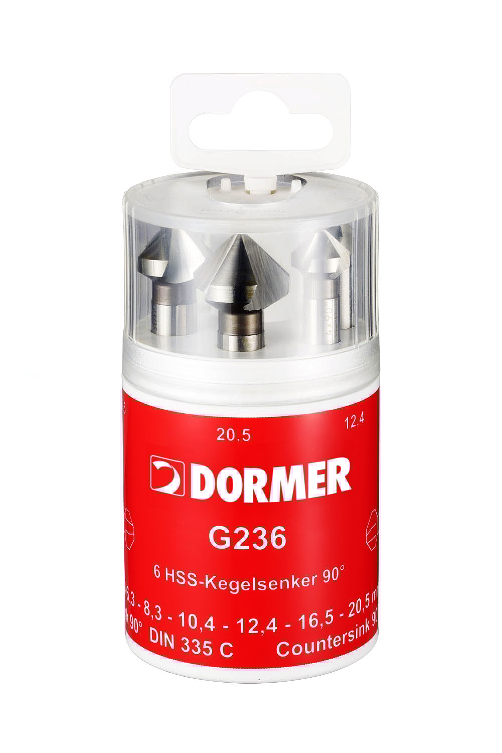 Dormer G236 4mm Forsenker Sett 1-pakke