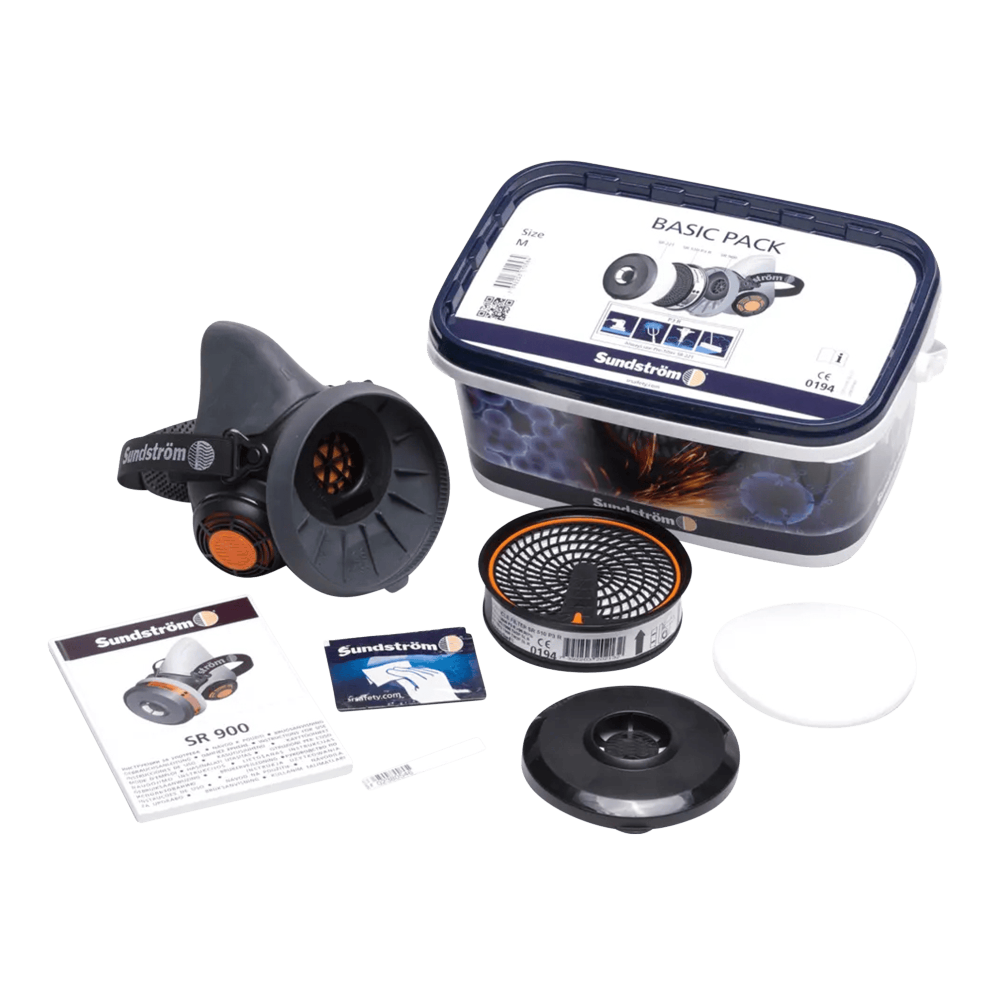 Sundström Basic Pack -puolinaamari, M