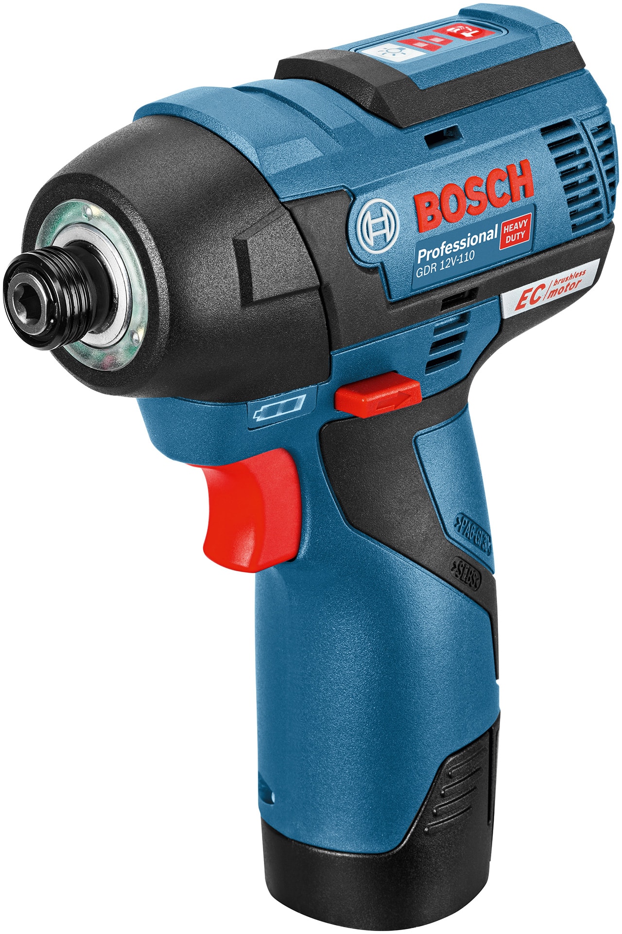 Bosch Batteridrevet slagtrekker GDR 12V-110 Professional Solo i L-BOXX