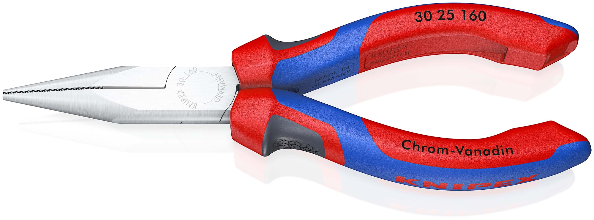 Knipex Flacktång 3025 2K, lång, form 2