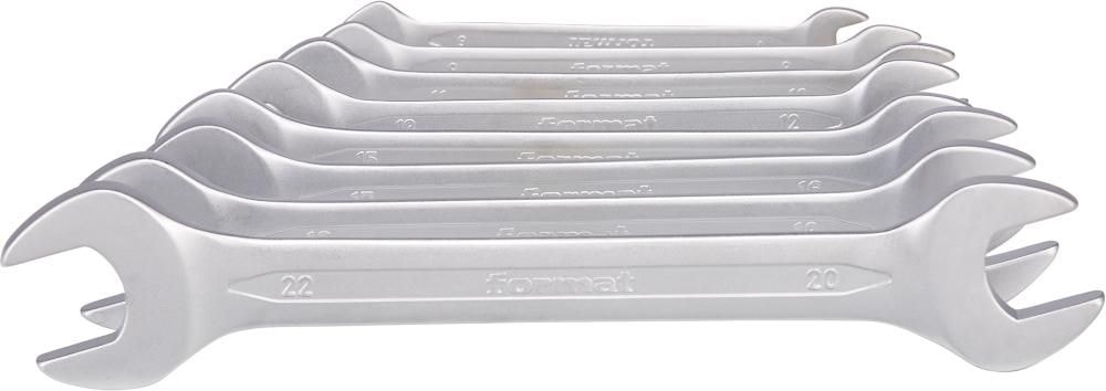 Format U-avainsarja DIN 3110, 6–22 mm, 8 osaa, kaksipäinen