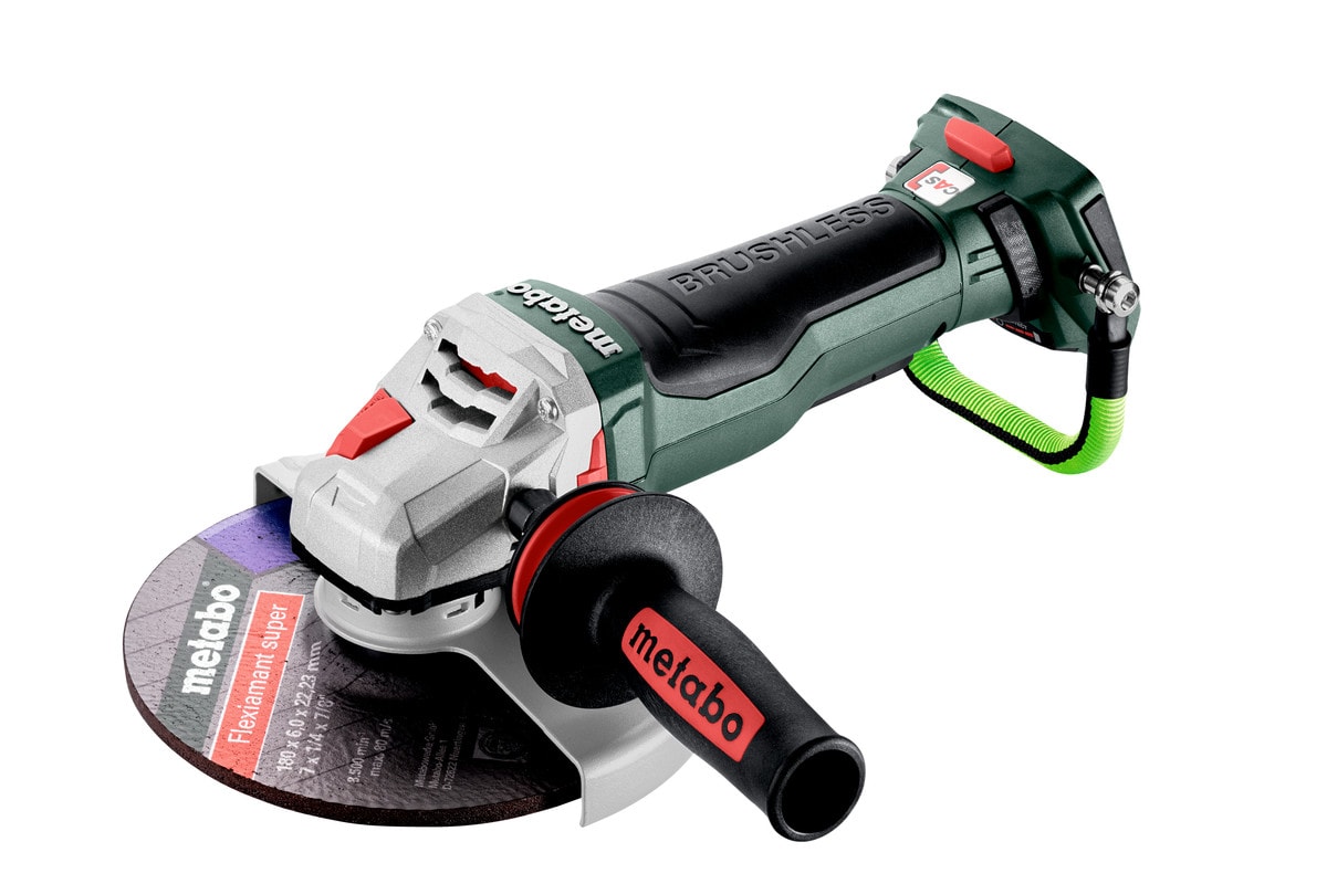 Metabo Vinkelslip WPBA 18 LTX BL 15-180 Quick DS utan batteri & laddare