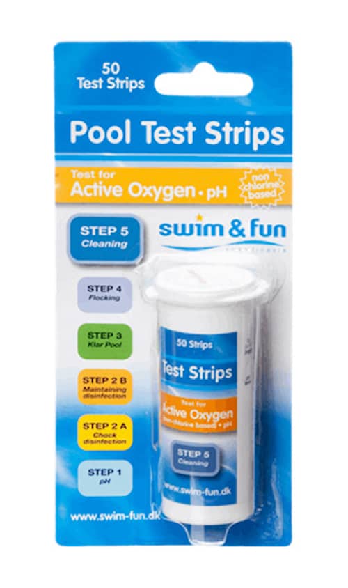 Swim & Fun Test Strips PH/Oxygen