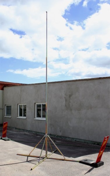 Amiga belysningsstativ svea galvanisert 2,2-5m