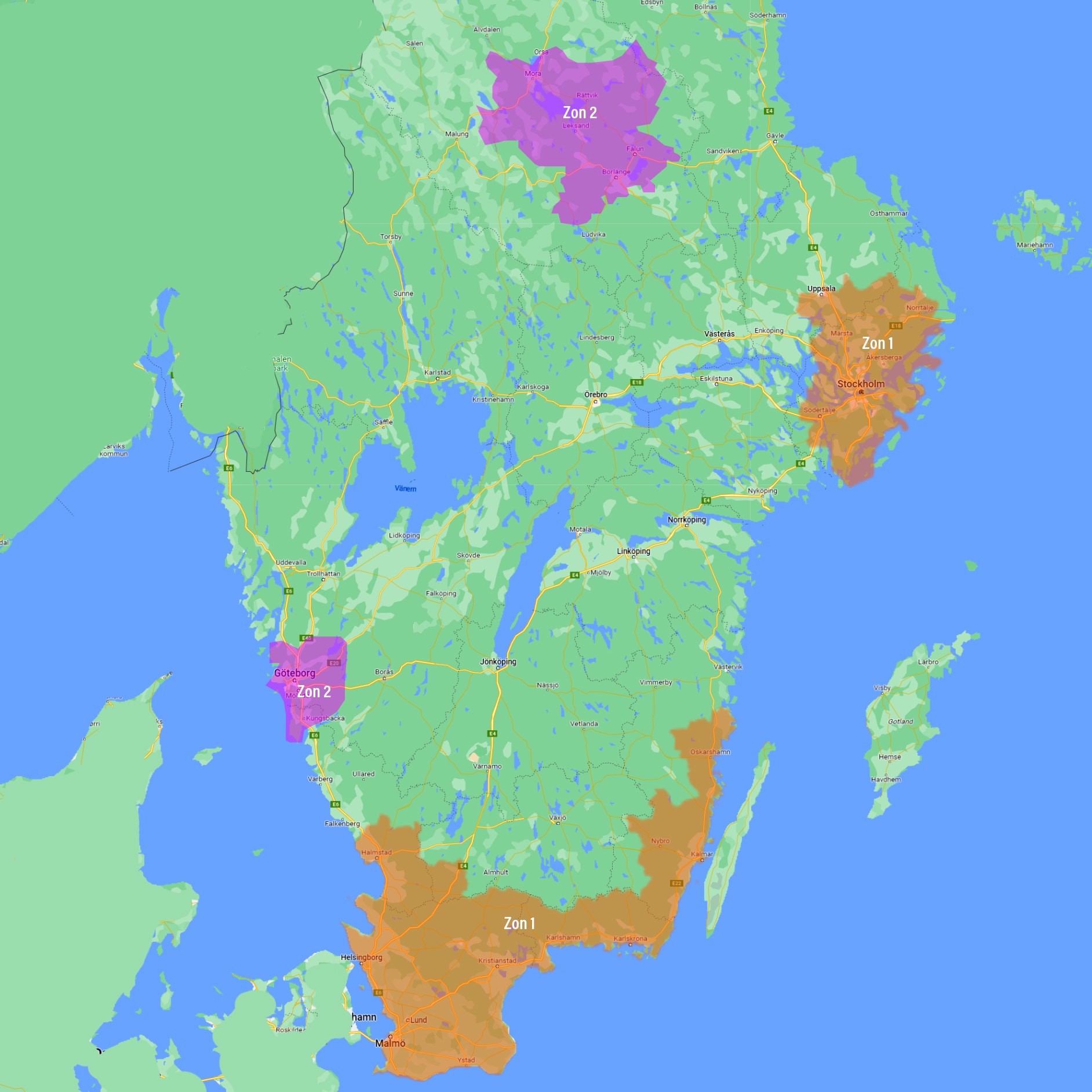 Installationstjänst alla zoner upp till 5000kvm