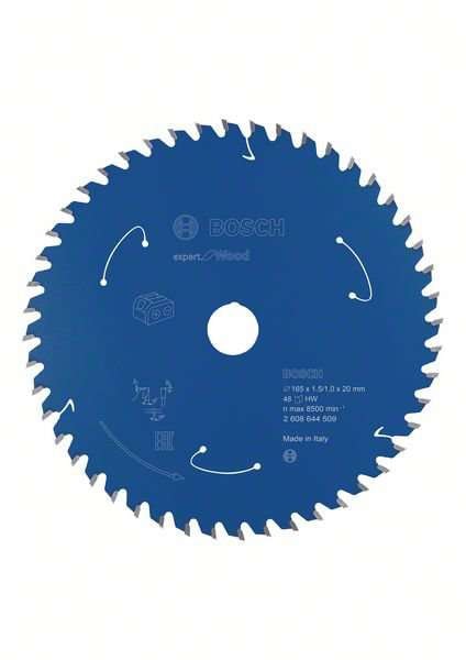 Bosch Expert for Wood-sirkelsagblad for batteridrevne sager 165x1,5/1x20 T48