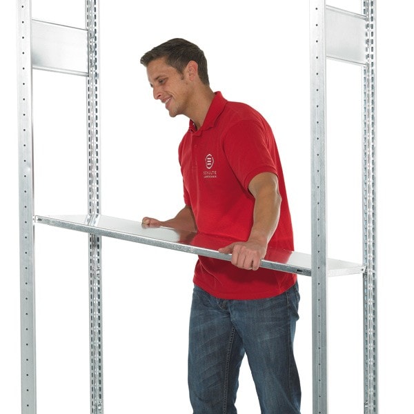 GBP Hylle for lagerreol Boltfri 1000x400mm 150kg