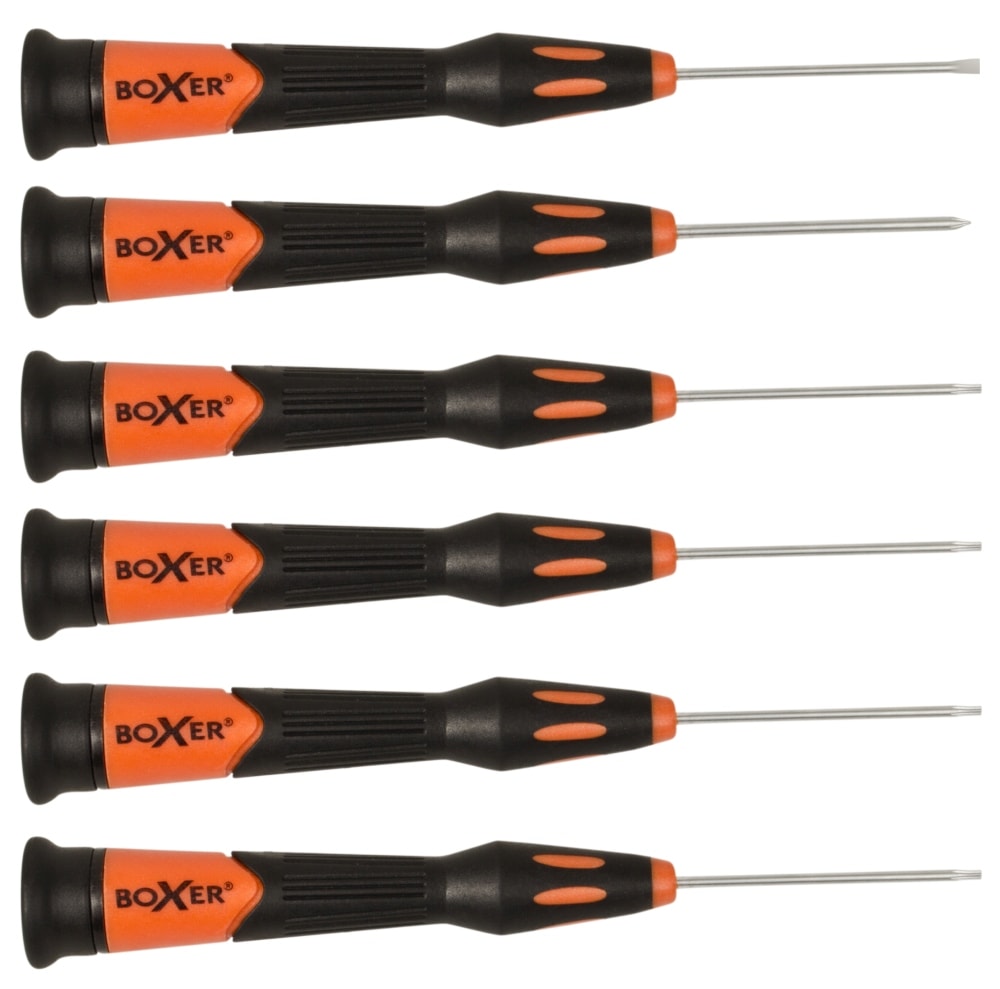 Boxer® torx-precisionsskruvmejselsats med 6 delar -