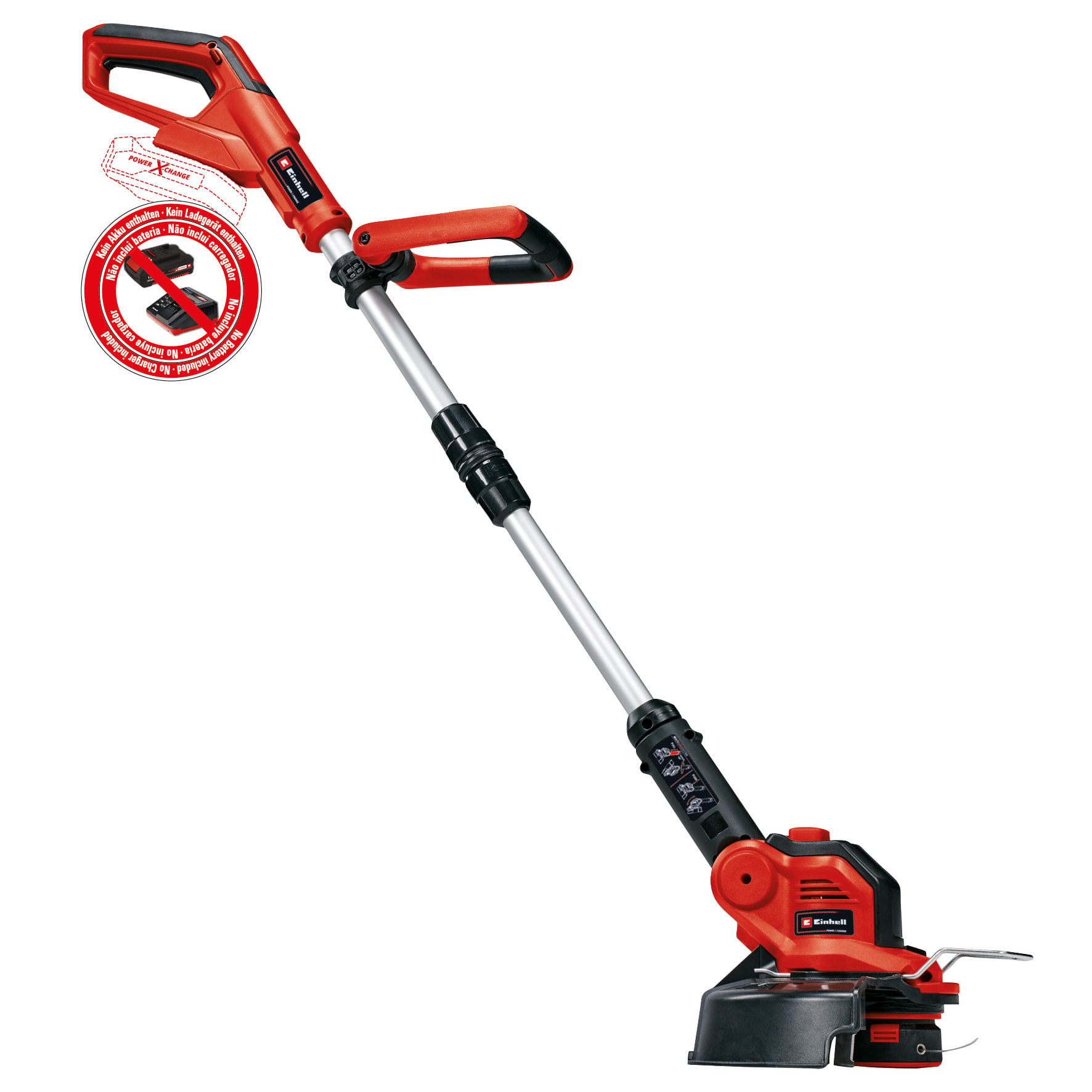 Einhell Trimmer GE-CT 18/28 Li- utan batteri och laddare