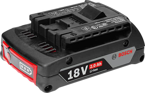 Bosch Batteripakke GBA 18V 2.0Ah Professional i pappeske med tilbehør