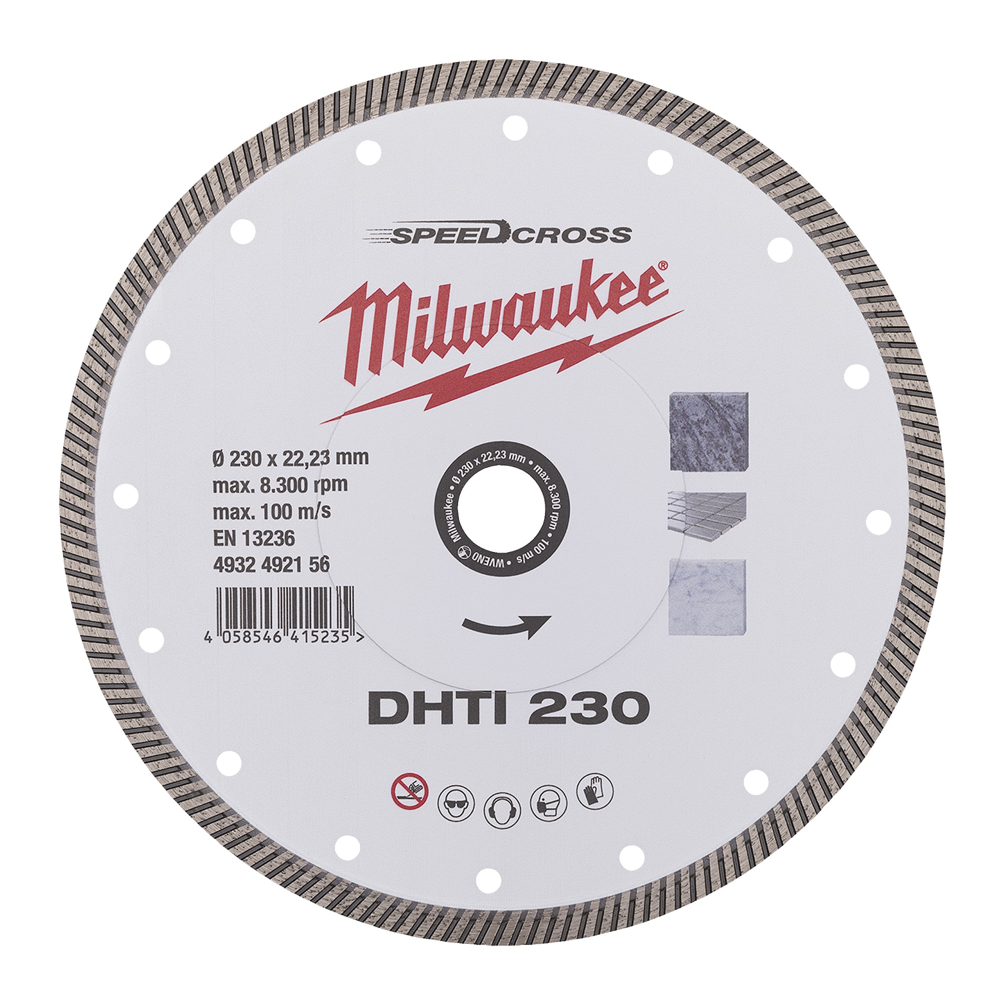 Milwaukee Diamantskiva Spd.Cr Dhti 230Mm