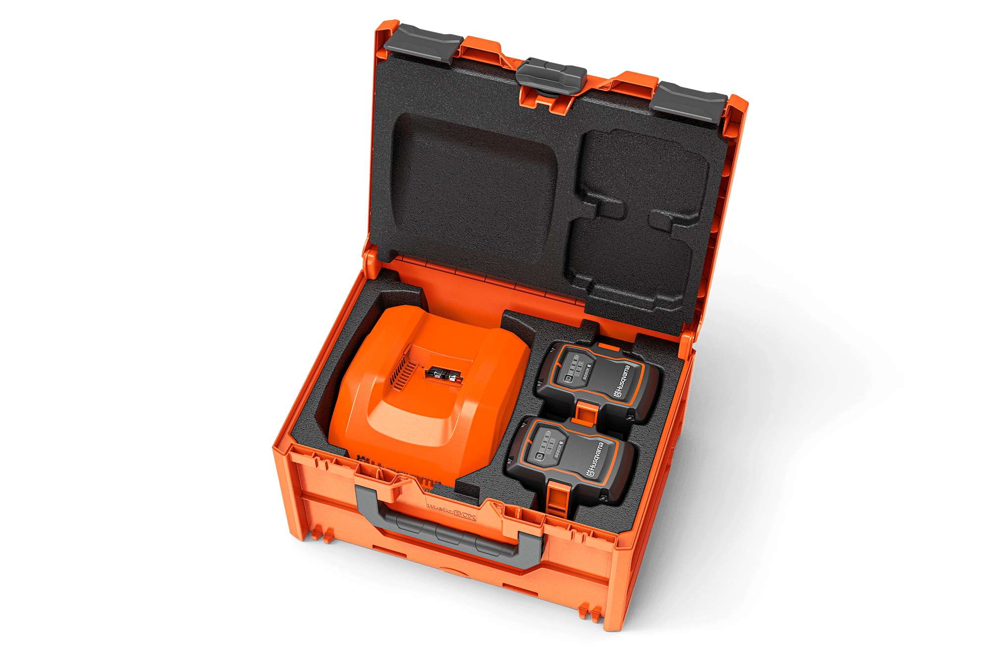 Husqvarna BC1-UN Transport box incl. 2 B220X batteries & 1 C500X charger
