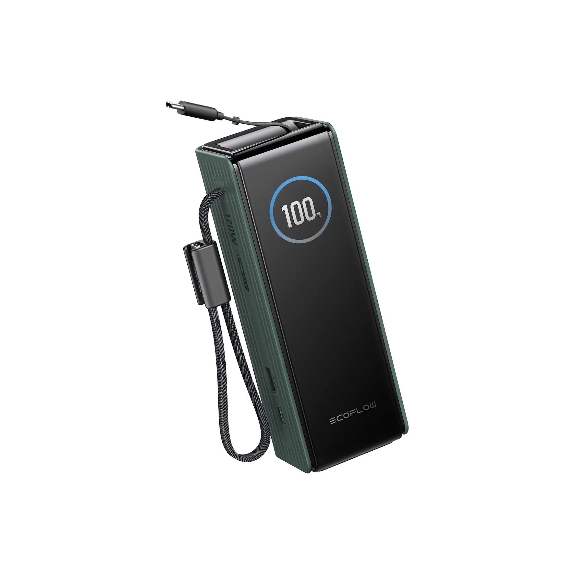 EcoFlow RAPID 25K Powerbank 100/170w Inbyggda Kablar Silver