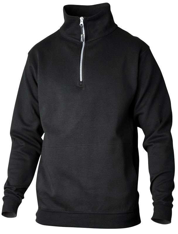 Top Swede Sweatshirt Zip 0102 Svart XS