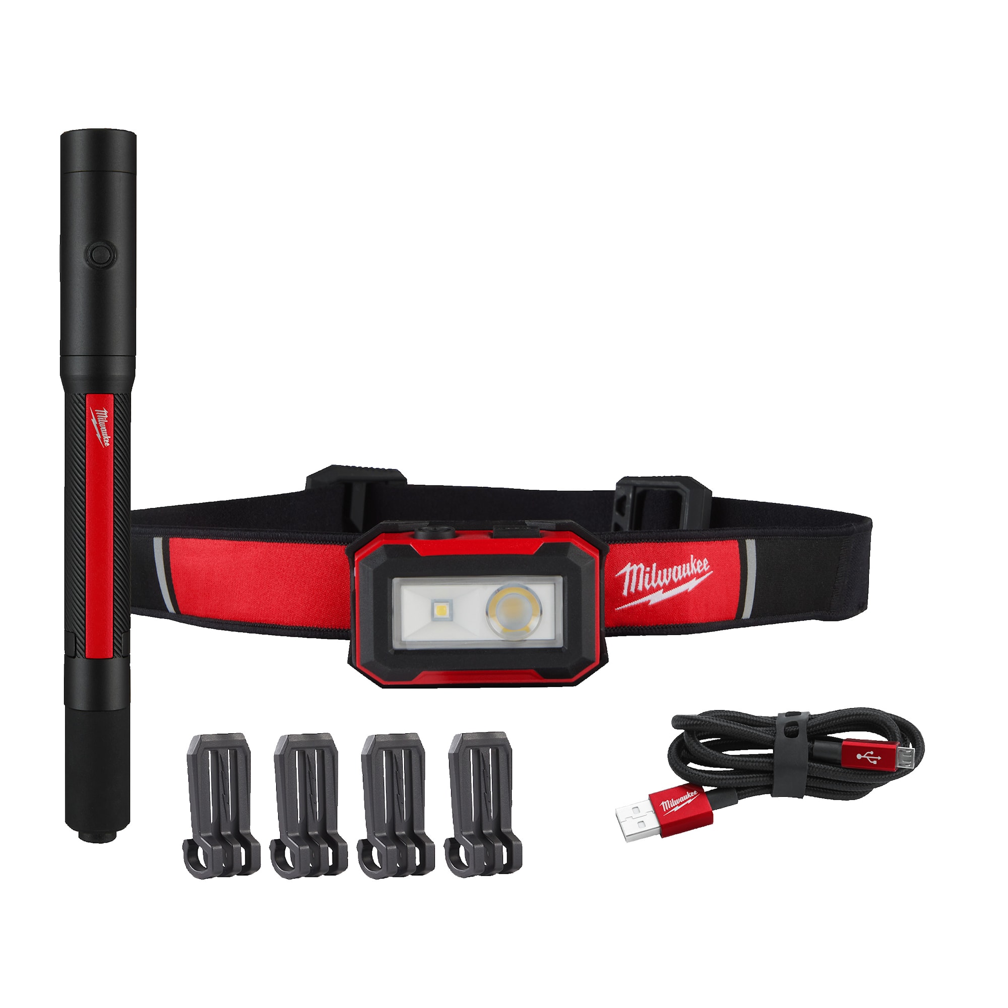 Milwaukee Powerpack Pannlampa & Pennlampa LED IR HL450250