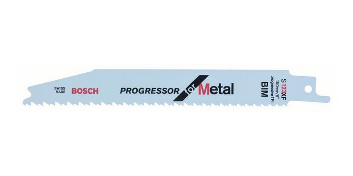 Bosch Tigersågblad S123XF Progressor metall 150mm 5-pack