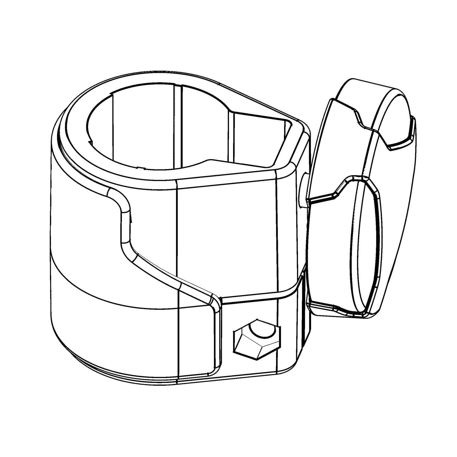 Scangrip Klämma för stativ, 35mm