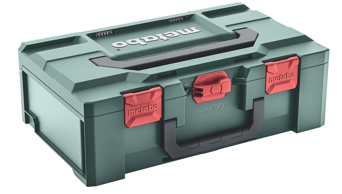 Metabo MetaBOX 165 L, passar till vinkelslipmaskiner med en skivdiameter upp till 125 mm