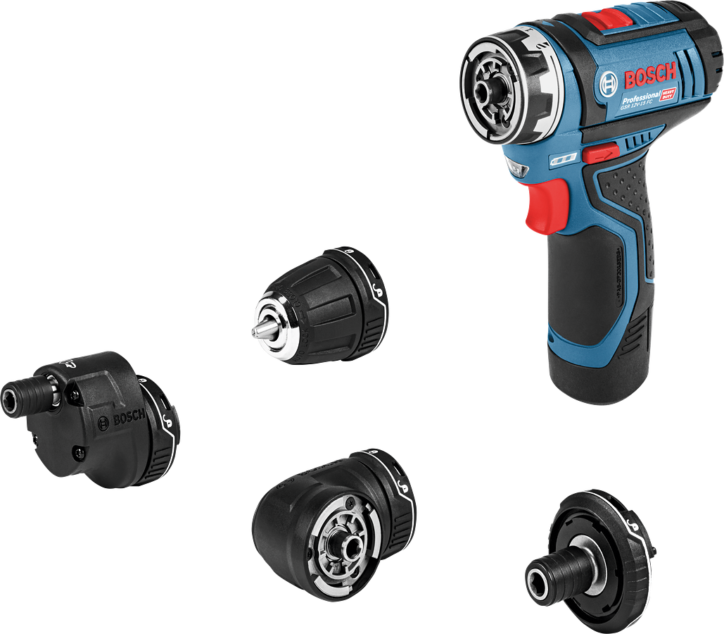 Bosch skrutrekker GSR 12V-35 5XGFA med 2 stk. 3.0AH batterier og GAL 12V-40 i L-BOXX