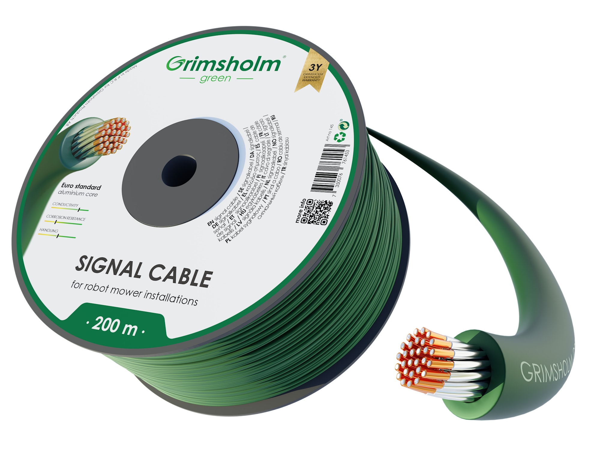 Grimsholm Euro Standard Signalkabel 200m