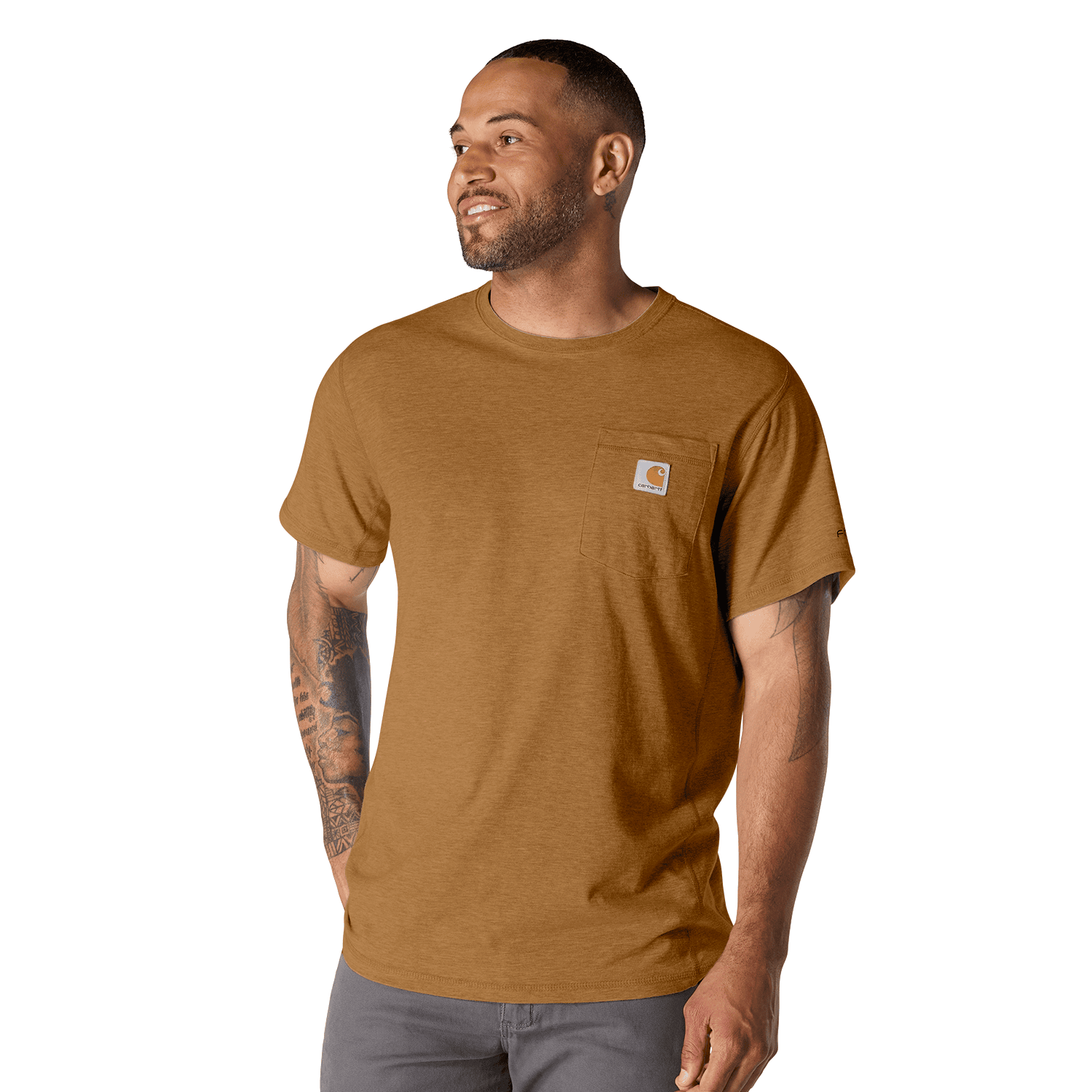 Carhartt Carhartt Force™ Relaxed T-Shirt Herr Carhartt Brown