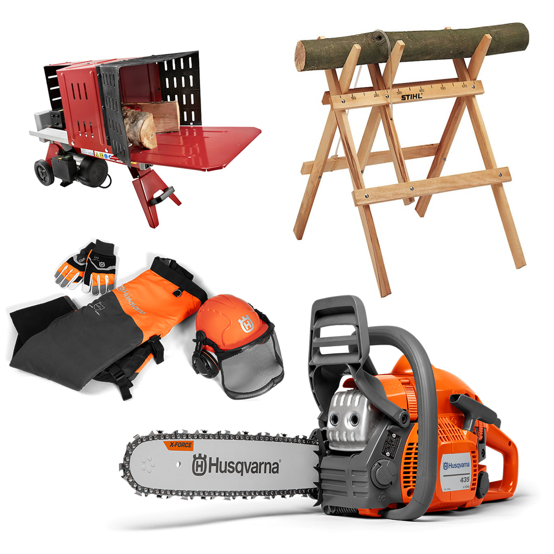Husqvarna 435 II Såg- & Klyvpaket