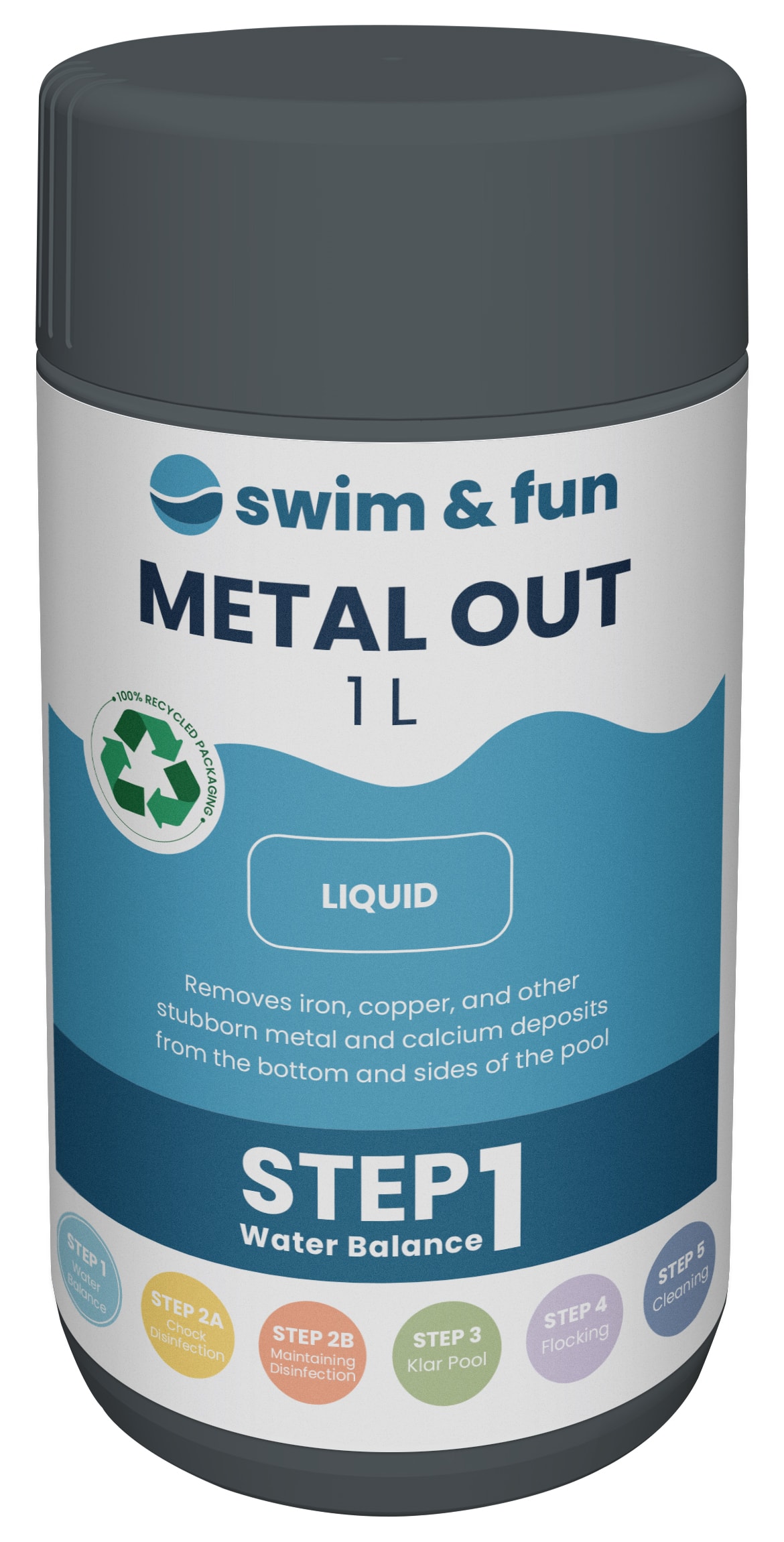 Swim & Fun Metal Out Pool 1 liter -