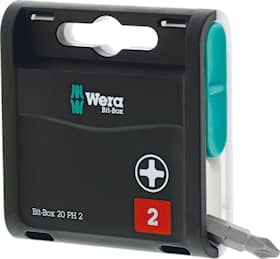 Wera Bitsbox PH2x25mm 20-pack