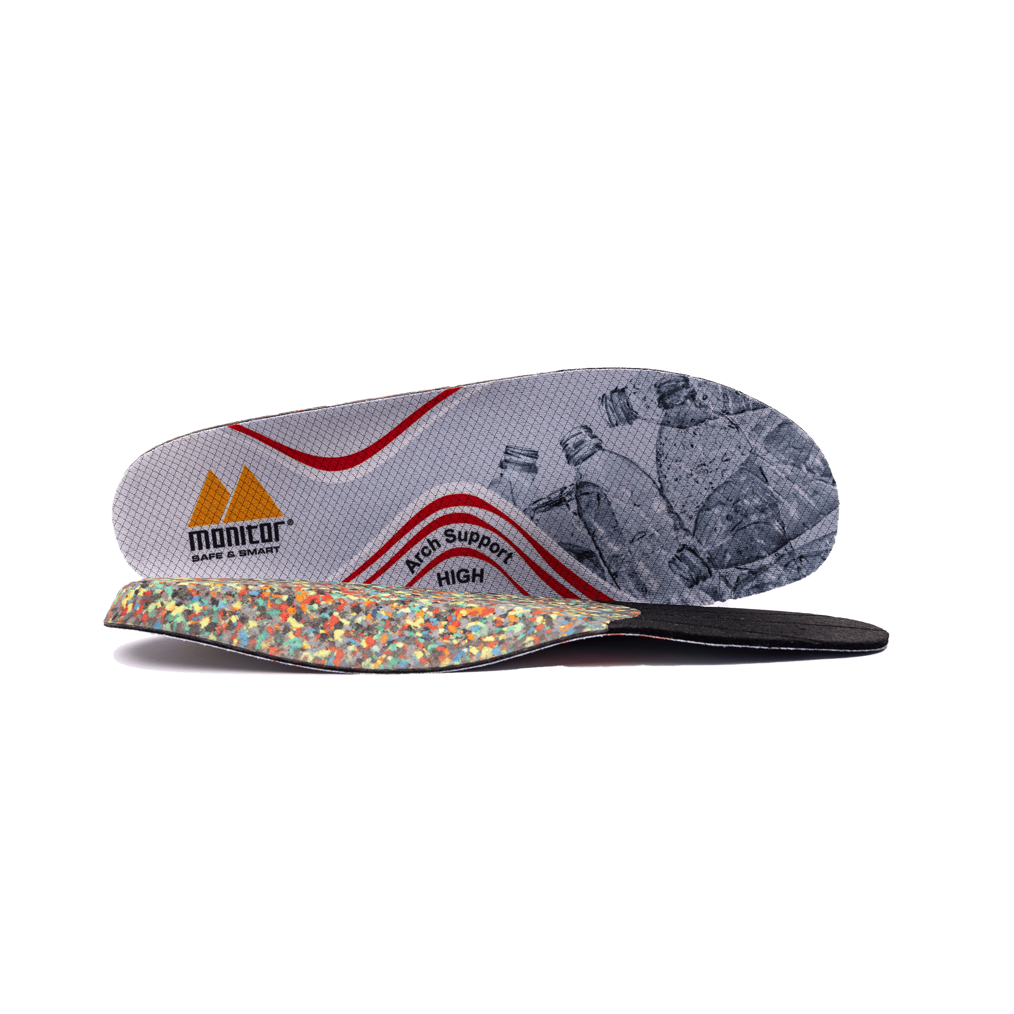 Monitor Arch Support High Insole Red 48